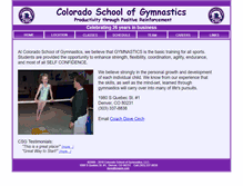 Tablet Screenshot of csgym.com